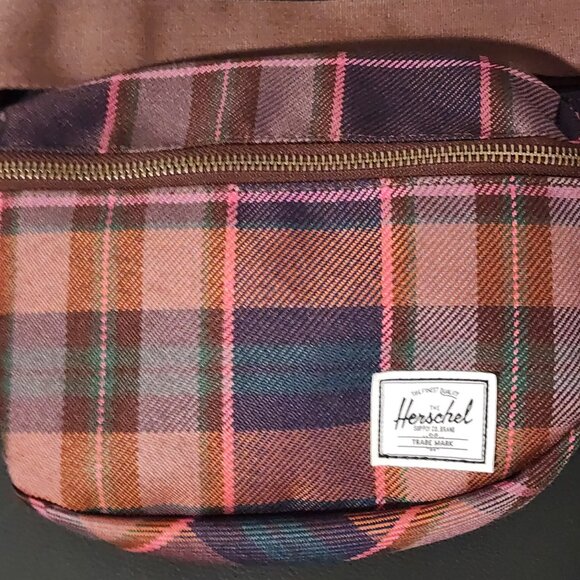 The Hershel Company Fifteen Plaid Waite Bag Bum Bag - Picture 2 of 6